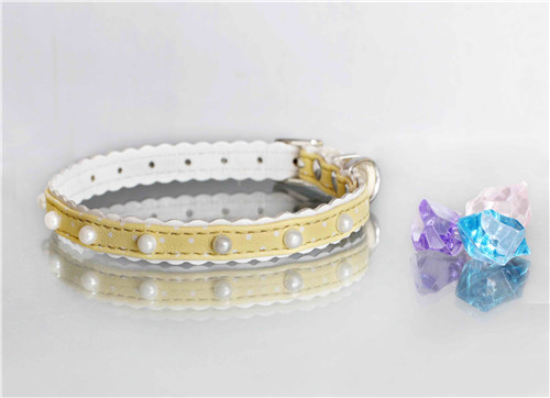 PU Jewelry Dog Collar