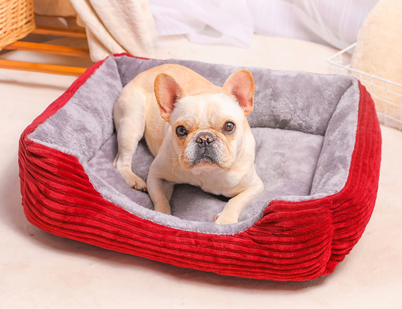 Where is the dog bed suitable for in the home?